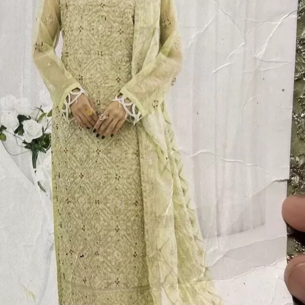 Emaan Adeel dress Pakistani branded dress, size L with lining in sleeves